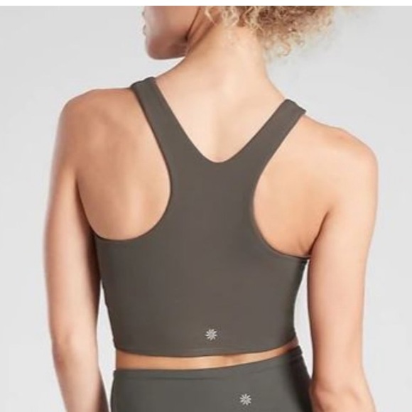 Athleta Other - Athleta Dark Gray Conscious Crop Bra A-C